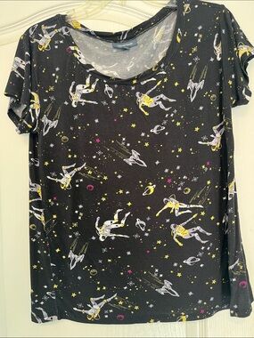 Modcloth Black Astronaut Tee
